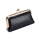 Maxbell Small Organizer Multipurpose Female Wallet Portable PU Fashion Storage Pouch Black