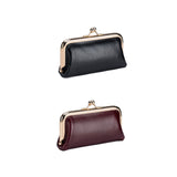 Maxbell Small Organizer Multipurpose Female Wallet Portable PU Fashion Storage Pouch Black