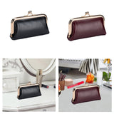 Maxbell Small Organizer Multipurpose Female Wallet Portable PU Fashion Storage Pouch Black