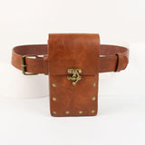 Maxbell Belt Pouch Waist Bag Set Portable Medieval Belt Bag for Travel Costume Props