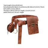 Maxbell Belt Pouch Waist Bag Set Portable Medieval Belt Bag for Travel Costume Props