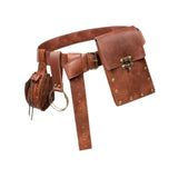 Maxbell Belt Pouch Waist Bag Set Portable Medieval Belt Bag for Travel Costume Props