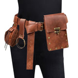 Maxbell Belt Pouch Waist Bag Set Portable Medieval Belt Bag for Travel Costume Props