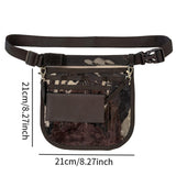 Maxbell Nurse Fanny Pack Apron Hip Bag for Pet Grooming Multi Compartments Waist Bag Black