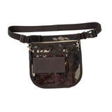 Maxbell Nurse Fanny Pack Apron Hip Bag for Pet Grooming Multi Compartments Waist Bag Black