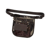 Maxbell Nurse Fanny Pack Apron Hip Bag for Pet Grooming Multi Compartments Waist Bag Black