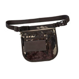 Maxbell Nurse Fanny Pack Apron Hip Bag for Pet Grooming Multi Compartments Waist Bag Black