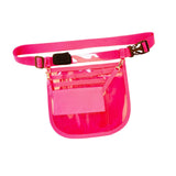 Maxbell Nurse Fanny Pack Apron Hip Bag for Pet Grooming Multi Compartments Waist Bag Rose Red