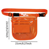 Maxbell Nurse Fanny Pack Apron Hip Bag for Pet Grooming Multi Compartments Waist Bag Orange