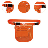Maxbell Nurse Fanny Pack Apron Hip Bag for Pet Grooming Multi Compartments Waist Bag Orange