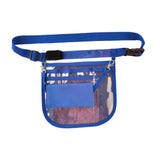 Maxbell Nurse Fanny Pack Apron Hip Bag for Pet Grooming Multi Compartments Waist Bag Blue