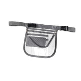 Maxbell Nurse Fanny Pack Apron Hip Bag for Pet Grooming Multi Compartments Waist Bag Gray