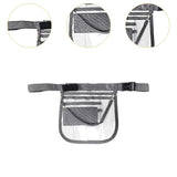 Maxbell Nurse Fanny Pack Apron Hip Bag for Pet Grooming Multi Compartments Waist Bag Gray