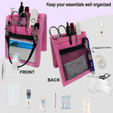 Maxbell Nurse Bag Medicals Organizer for Managers Veterinarians Physician Assistants Pink