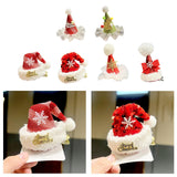 Maxbell Christmas Hair Clip for Women Unique Hair Pin for Party Fancy Dress Festival Red