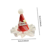 Maxbell Christmas Hair Clip for Women Unique Hair Pin for Party Fancy Dress Festival Red