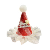 Maxbell Christmas Hair Clip for Women Unique Hair Pin for Party Fancy Dress Festival Red