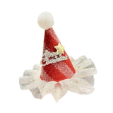 Maxbell Christmas Hair Clip for Women Unique Hair Pin for Party Fancy Dress Festival Red