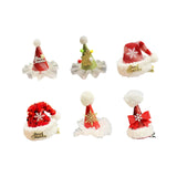 Maxbell Christmas Hair Clip for Women Unique Hair Pin for Party Fancy Dress Festival Red