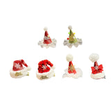 Maxbell Christmas Hair Clip for Women Unique Hair Pin for Party Fancy Dress Festival Red