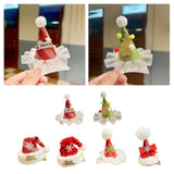 Maxbell Christmas Hair Clip for Women Unique Hair Pin for Party Fancy Dress Festival Red