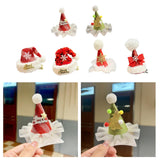 Maxbell Christmas Hair Clip for Women Unique Hair Pin for Party Fancy Dress Festival Red