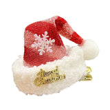 Maxbell Christmas Hair Clip for Women Unique Hair Pin for Party Fancy Dress Festival Red Silver Stripes