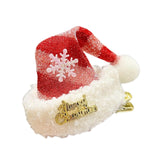Maxbell Christmas Hair Clip for Women Unique Hair Pin for Party Fancy Dress Festival Red Silver Stripes