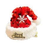 Maxbell Christmas Hair Clip for Women Unique Hair Pin for Party Fancy Dress Festival Sequins Red