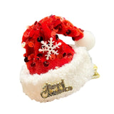 Maxbell Christmas Hair Clip for Women Unique Hair Pin for Party Fancy Dress Festival Sequins Red
