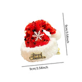 Maxbell Christmas Hair Clip for Women Unique Hair Pin for Party Fancy Dress Festival Sequins Red