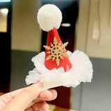 Maxbell Christmas Hair Clip for Women Unique Hair Pin for Party Fancy Dress Festival Snowflake