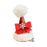 Maxbell Christmas Hair Clip for Women Unique Hair Pin for Party Fancy Dress Festival Bowknot