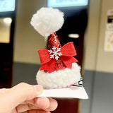 Maxbell Christmas Hair Clip for Women Unique Hair Pin for Party Fancy Dress Festival Bowknot