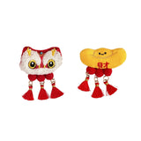 Maxbell Chinese New Year Blessing Hanging Decoration Cute Brooch for Store Farmhouse Lion