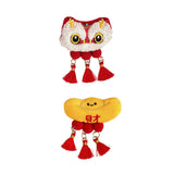 Maxbell Chinese New Year Blessing Hanging Decoration Cute Brooch for Store Farmhouse Lion