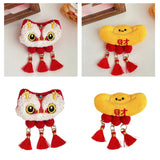 Maxbell Chinese New Year Blessing Hanging Decoration Cute Brooch for Store Farmhouse Lion