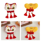 Maxbell Chinese New Year Blessing Hanging Decoration Cute Brooch for Store Farmhouse Lion