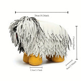 Maxbell Womens Shoulder Bag Dog Shaped Crossbody Shoulder Bag for Street Travel Work White