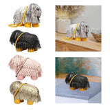 Maxbell Womens Shoulder Bag Dog Shaped Crossbody Shoulder Bag for Street Travel Work White