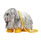 Maxbell Womens Shoulder Bag Dog Shaped Crossbody Shoulder Bag for Street Travel Work White