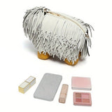 Maxbell Womens Shoulder Bag Dog Shaped Crossbody Shoulder Bag for Street Travel Work White