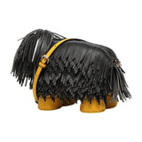 Maxbell Womens Shoulder Bag Dog Shaped Crossbody Shoulder Bag for Street Travel Work Black