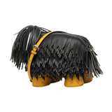 Maxbell Womens Shoulder Bag Dog Shaped Crossbody Shoulder Bag for Street Travel Work Black