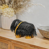 Maxbell Womens Shoulder Bag Dog Shaped Crossbody Shoulder Bag for Street Travel Work Black