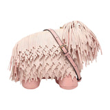 Maxbell Womens Shoulder Bag Dog Shaped Crossbody Shoulder Bag for Street Travel Work Pink