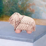 Maxbell Womens Shoulder Bag Dog Shaped Crossbody Shoulder Bag for Street Travel Work Pink