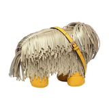 Maxbell Womens Shoulder Bag Dog Shaped Crossbody Shoulder Bag for Street Travel Work Gold