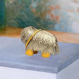 Maxbell Womens Shoulder Bag Dog Shaped Crossbody Shoulder Bag for Street Travel Work Gold