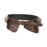 Maxbell Women Wide Belt Cosplay Belt Casual Decorative for Ladies Studded Belt Women